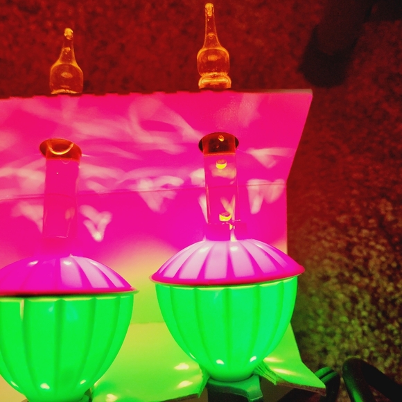 Vintage NOMA bubble lights set of two boxes 7 lights each - Picture 4 of 9